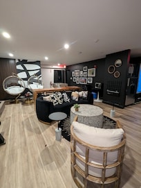 Lounge area/game room/vending & ice machine.