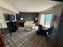 Living room with balcony