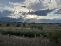 The view west as we were returning to the cabin on our second night