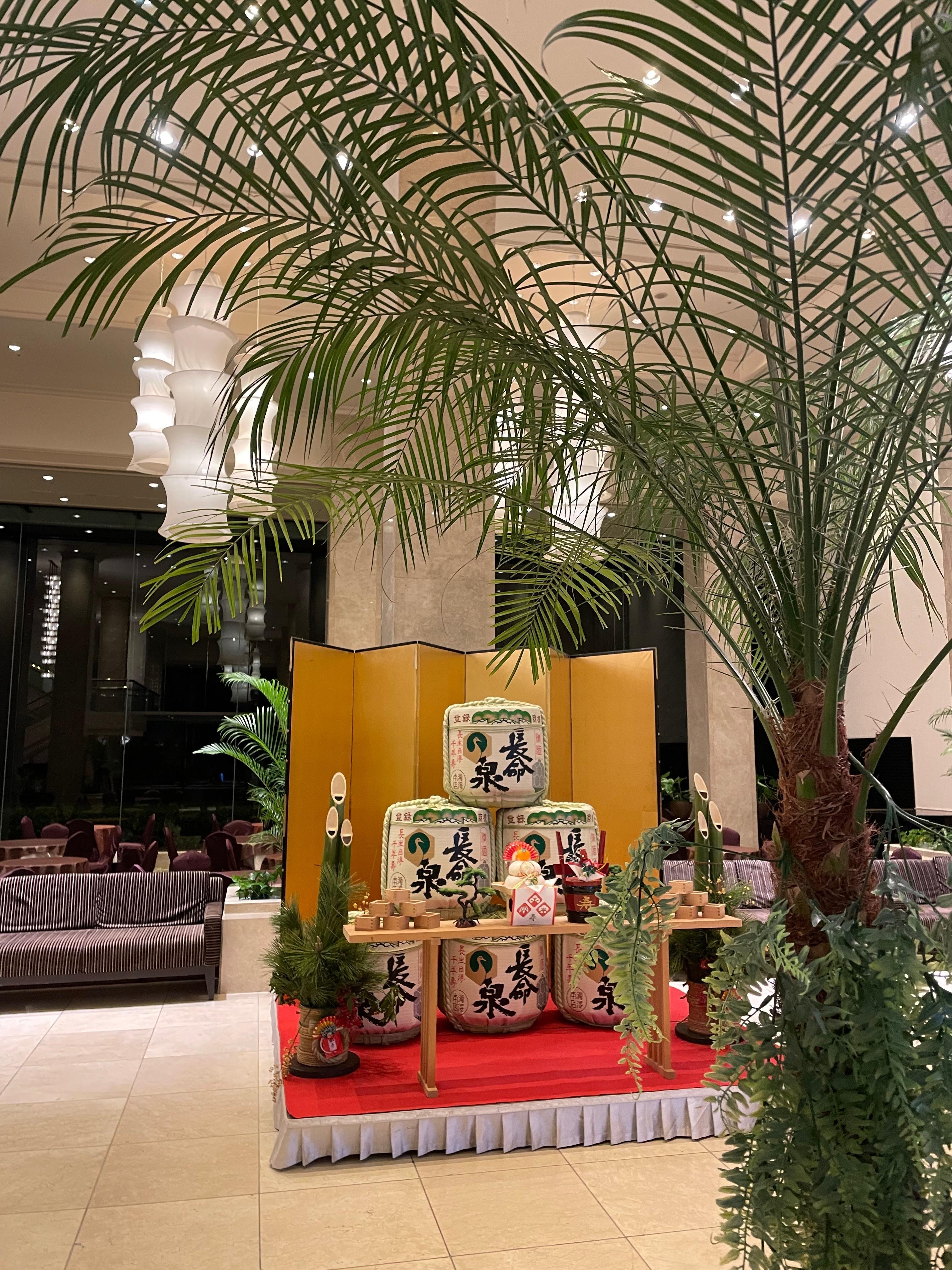 元旦の朝食会場