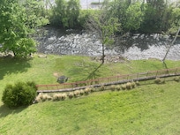 View from the balcony… lots of ducks and geese sightings