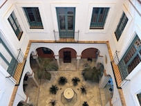 Courtyard from above.