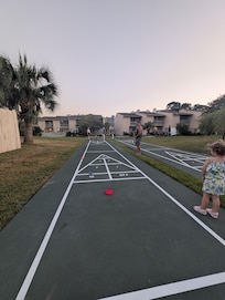 Shuffle Board, right at the back door, including the pool and putt-putt!