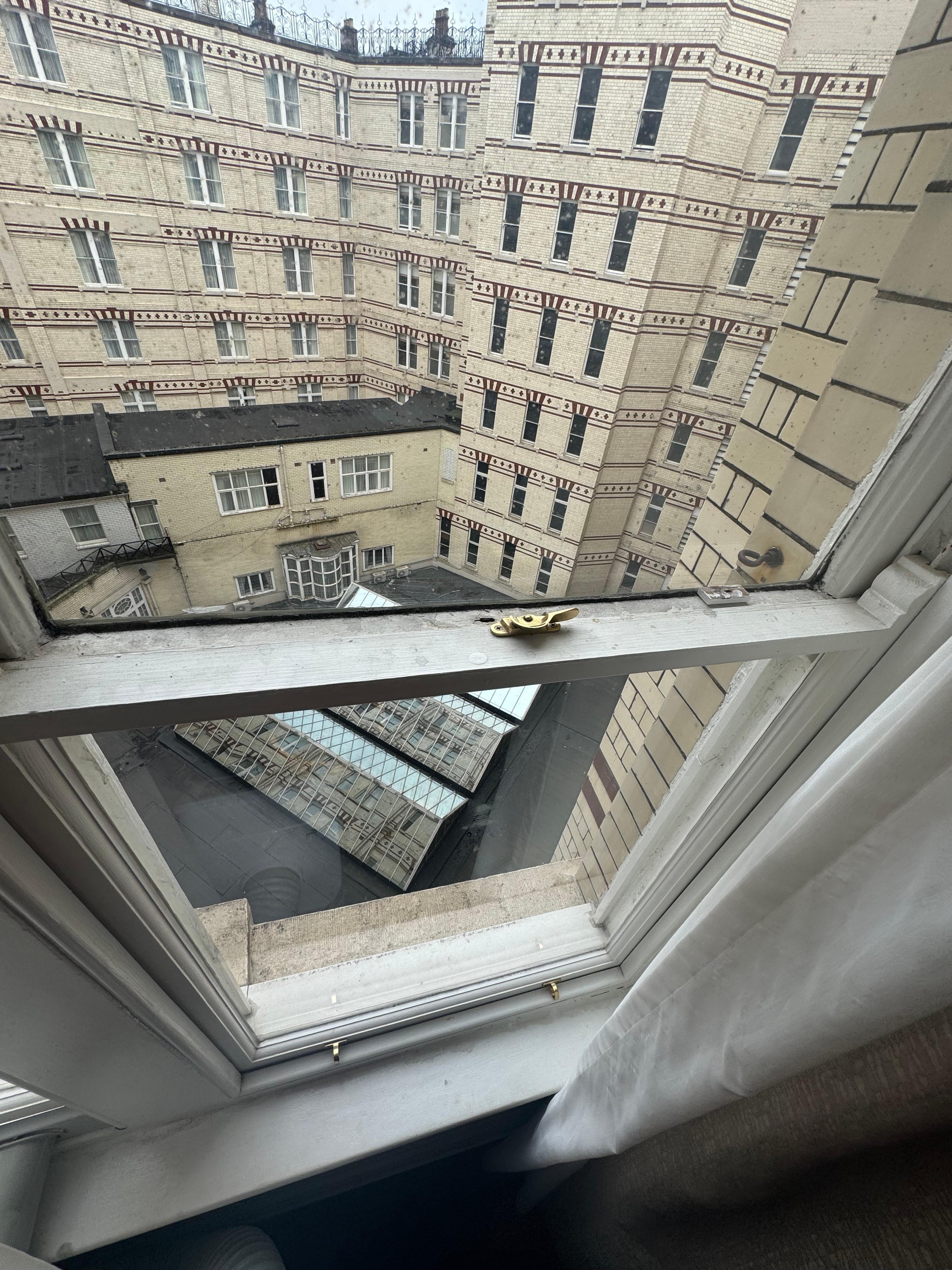 Broken window latch