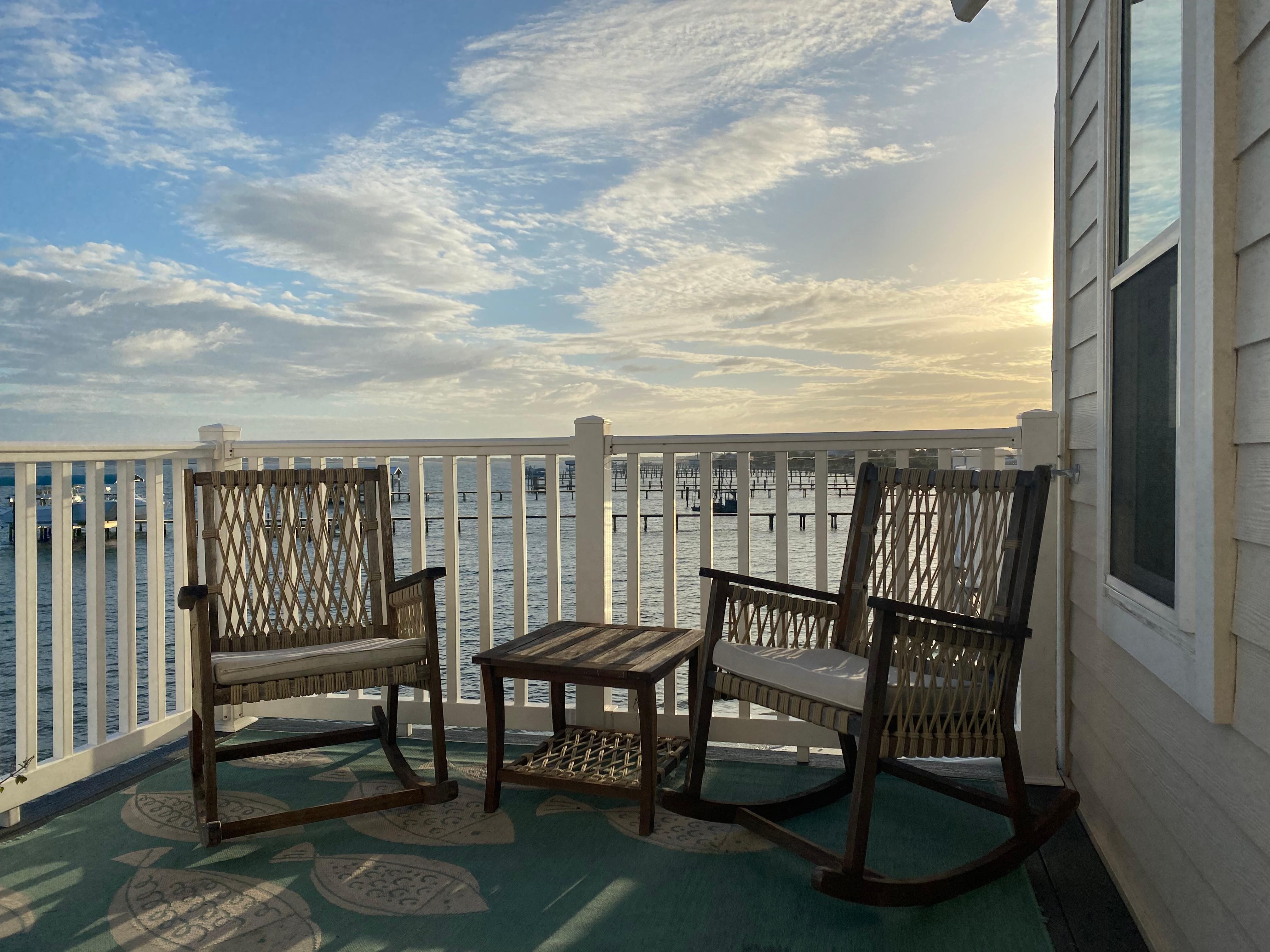 Morning on the balcony
