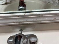 Frame around mirror