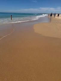 Amazing golden sand