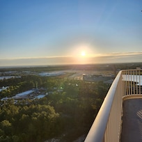 You can view both sunrise and sunsets from balcony.