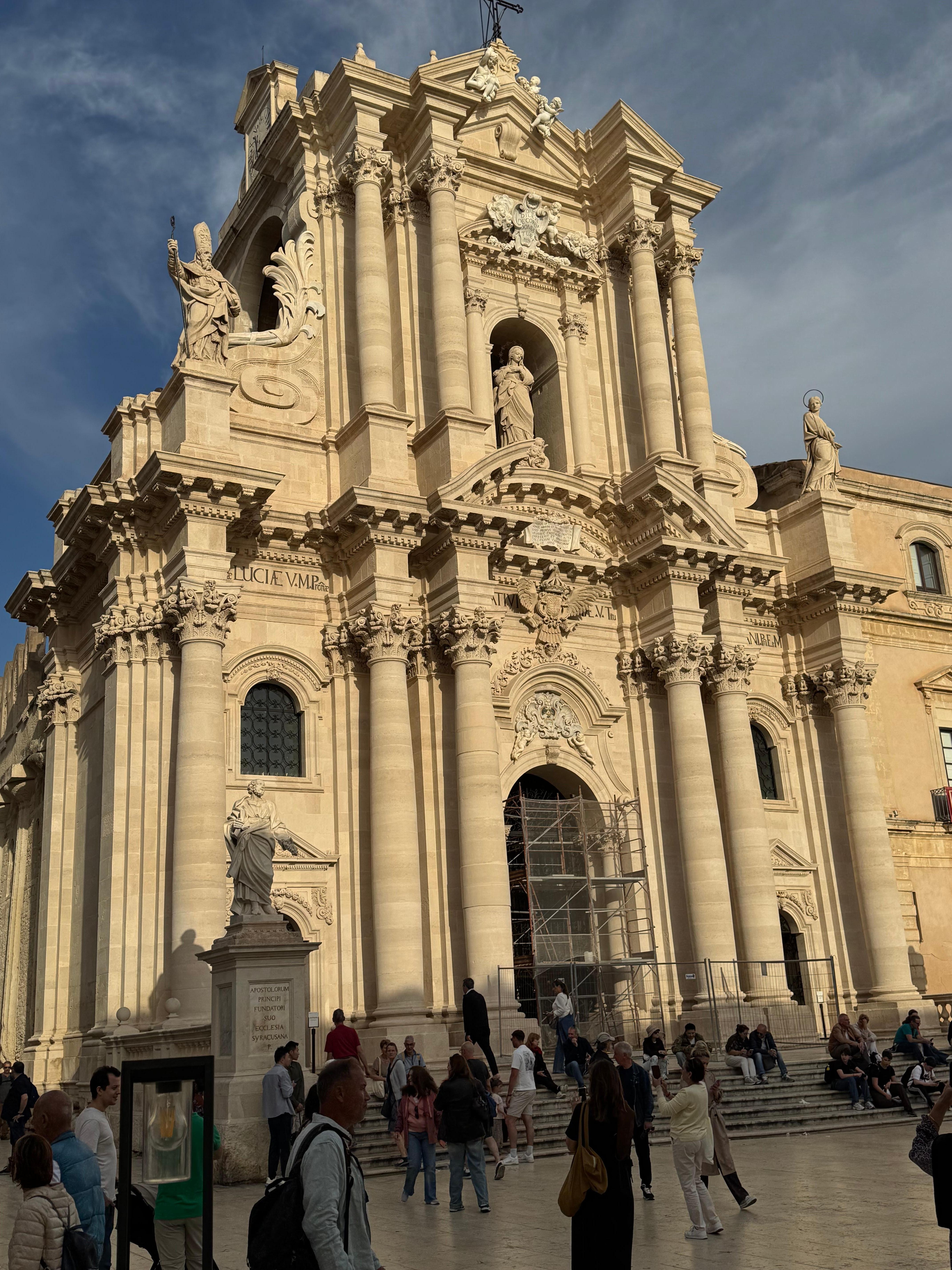 Incredible church in the piazza