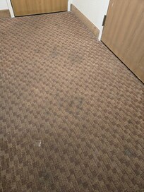 Capetown stains the floor sticky had to have shoes on the whole time