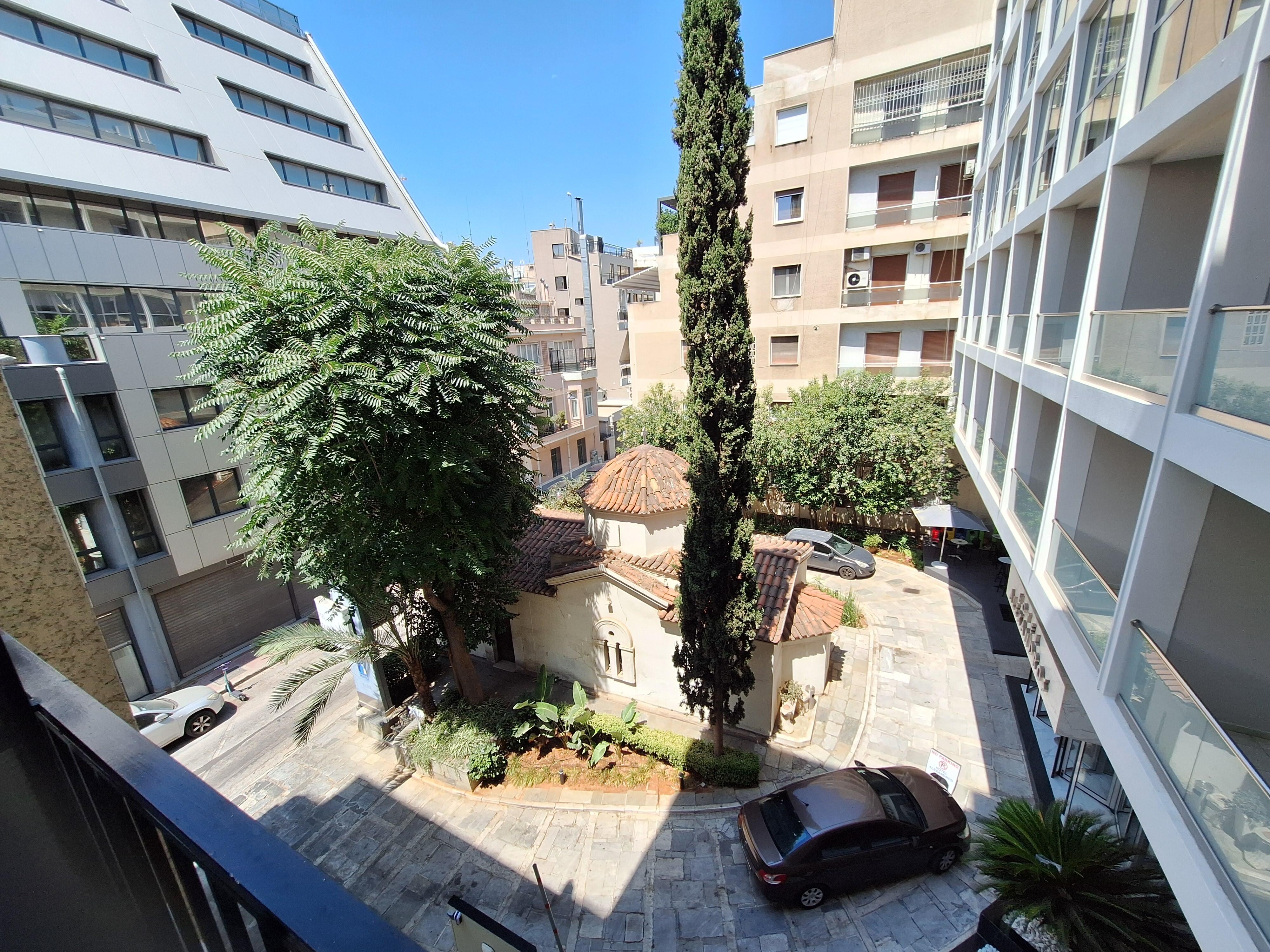 View from balcony of room 208