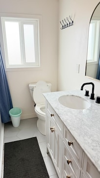 Was this vanity worth not be able to sit on the toilet?