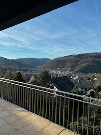 Blick vom Balkon