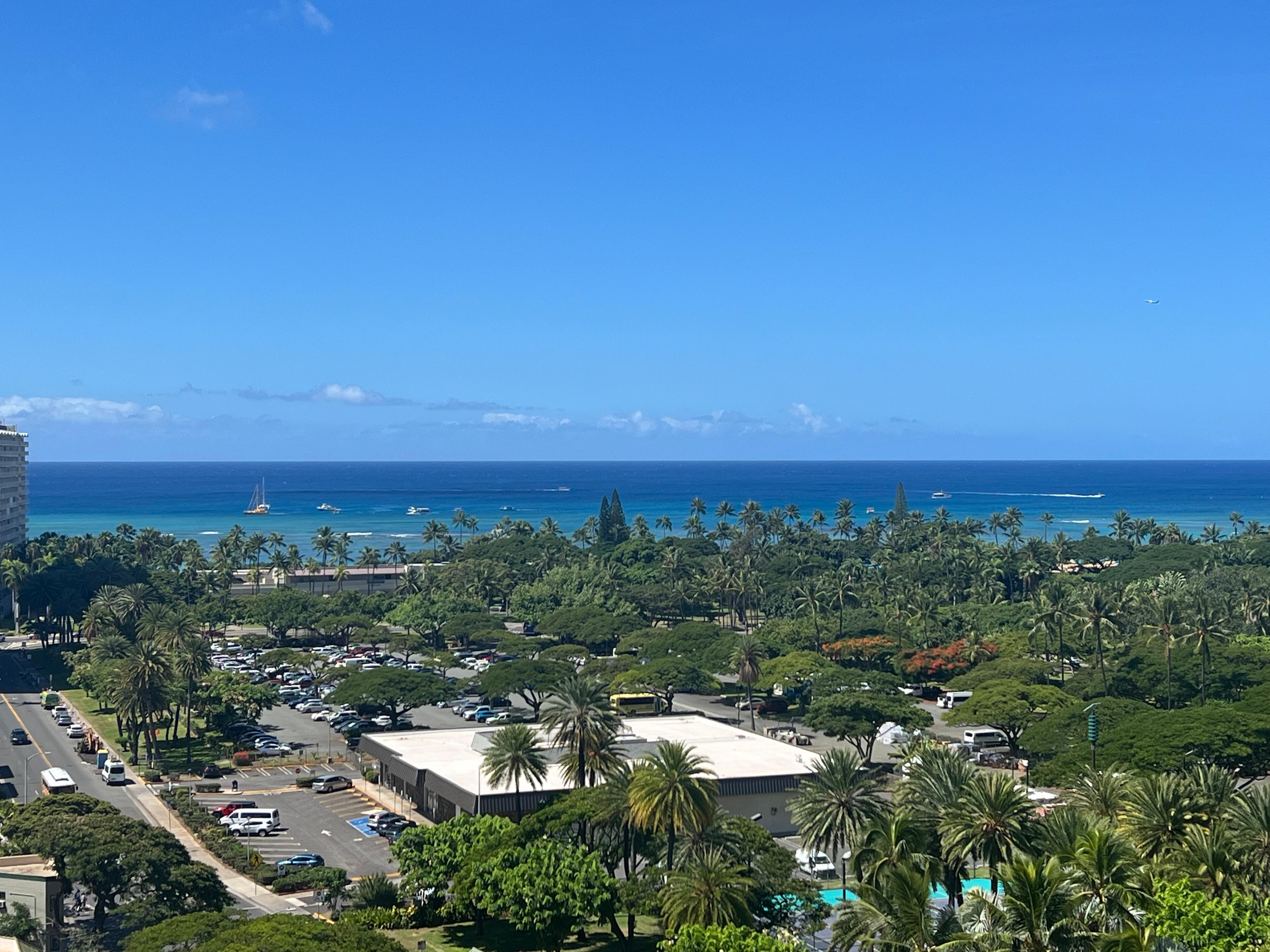 View from our balcony