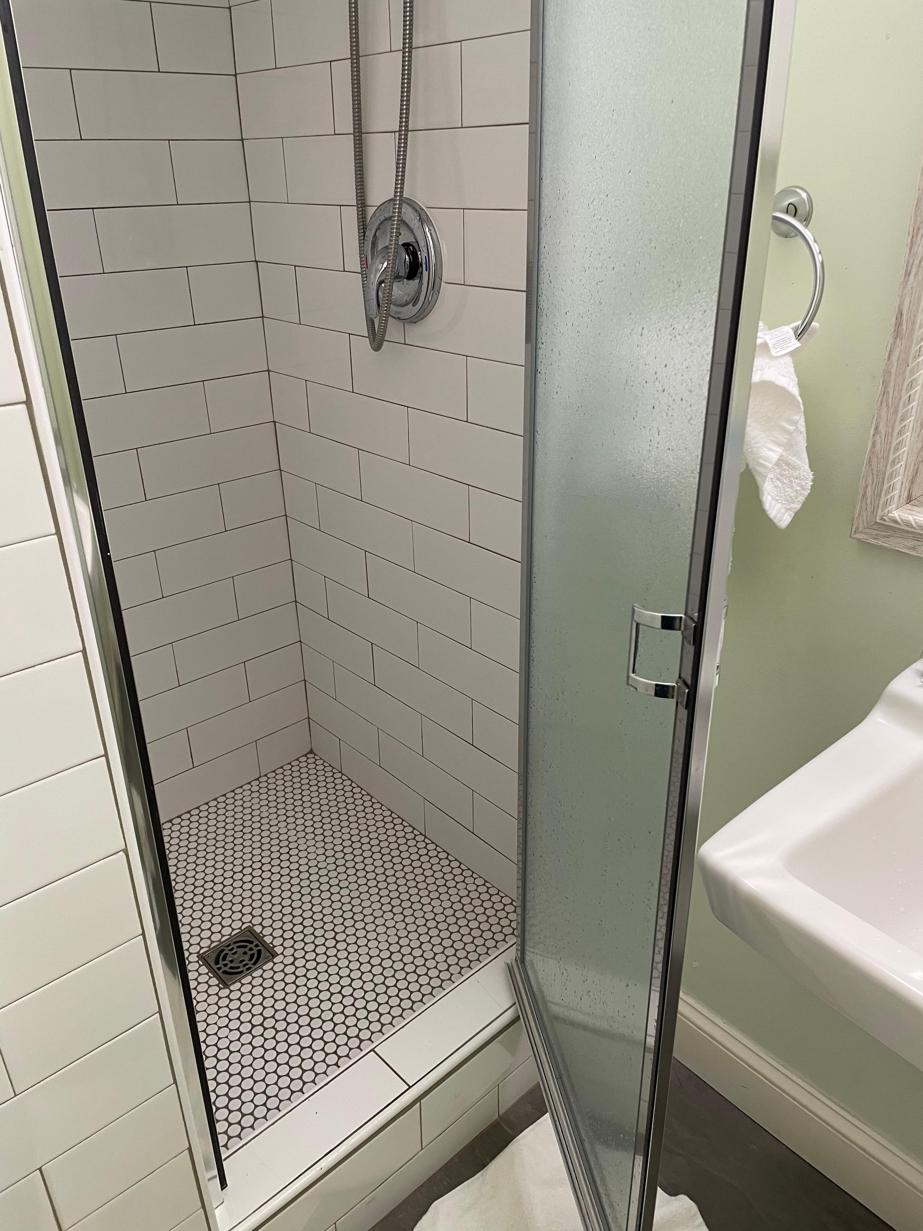 The opening is for small people. 