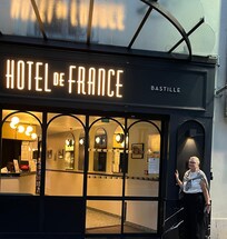 Great place to stay. Free breakfast for one person (even though there were two of us).