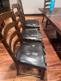 Extreme wear on chairs