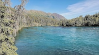 View from the bottom of the river.