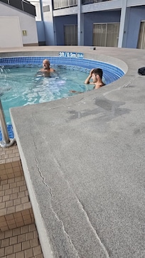 No towel and kids allowed to run in the hotub with no supervision and keep splash us in the face