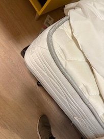 Sub standard twin children's bed as main bed