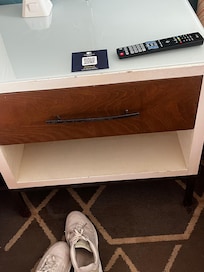 As you can see, the furniture is looking pretty rough