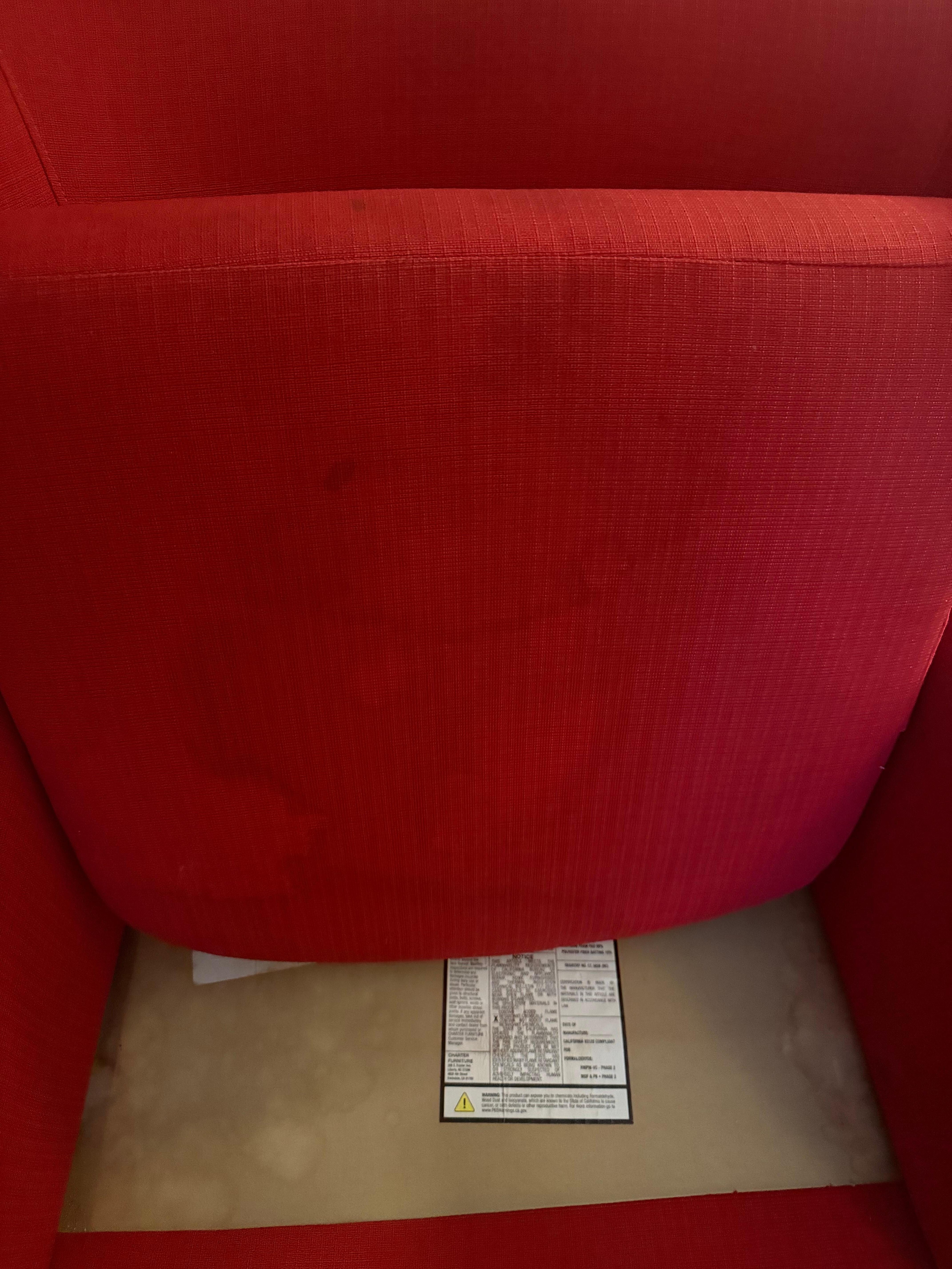 Need to clean seat 