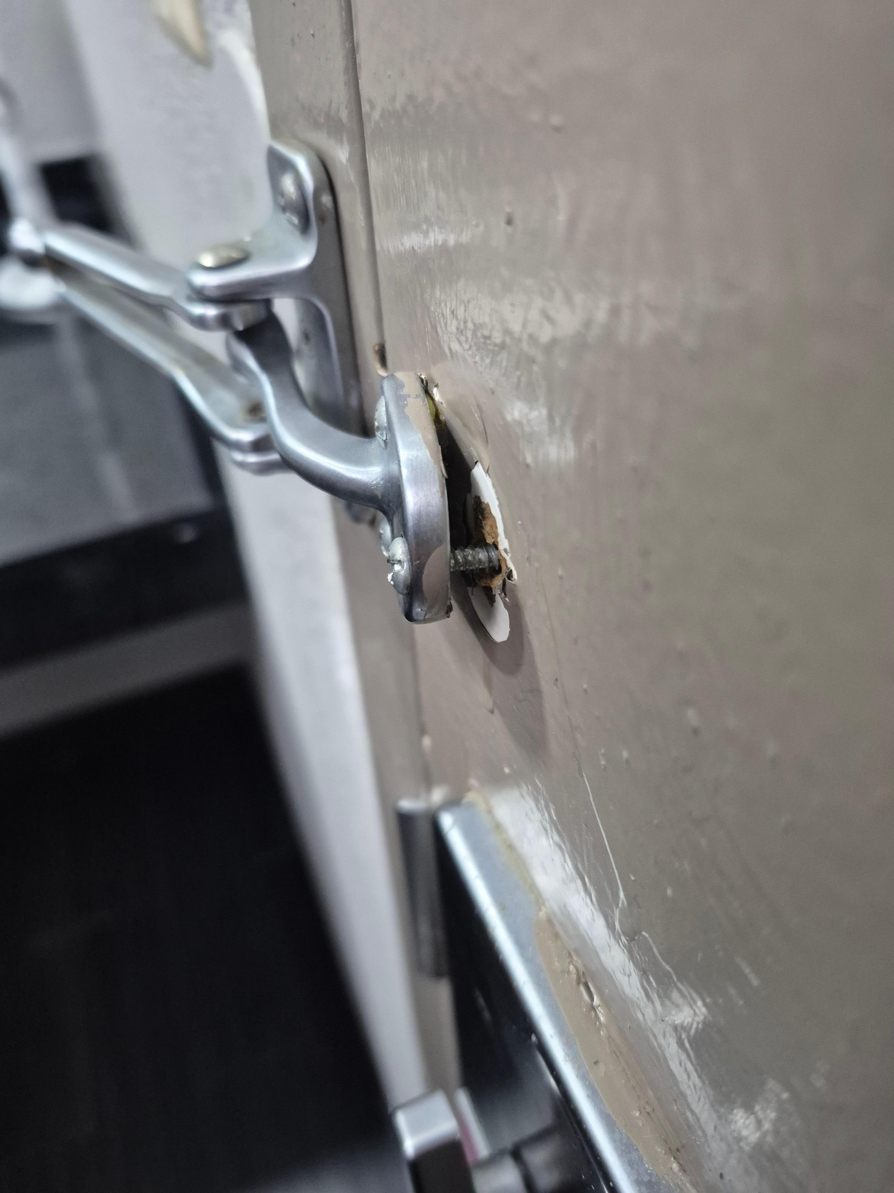 Did not feel secure-- relayed thought to front desk