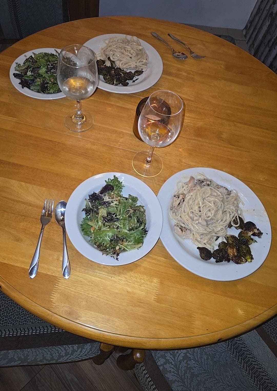 Was able to make a nice Valentines dinner with the kitchen!