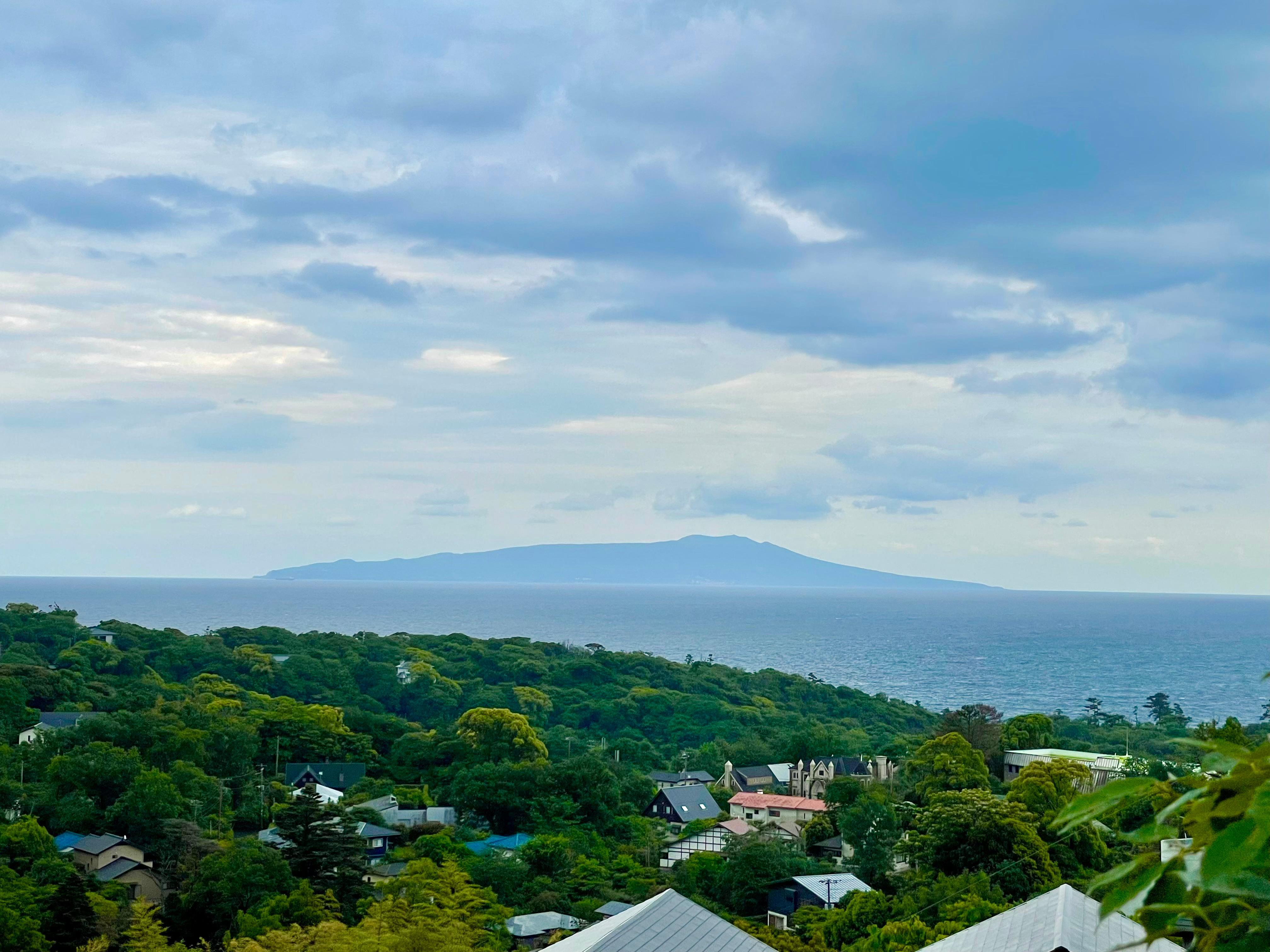 晴れていたらもっと綺麗に大島が観えたかな☀️