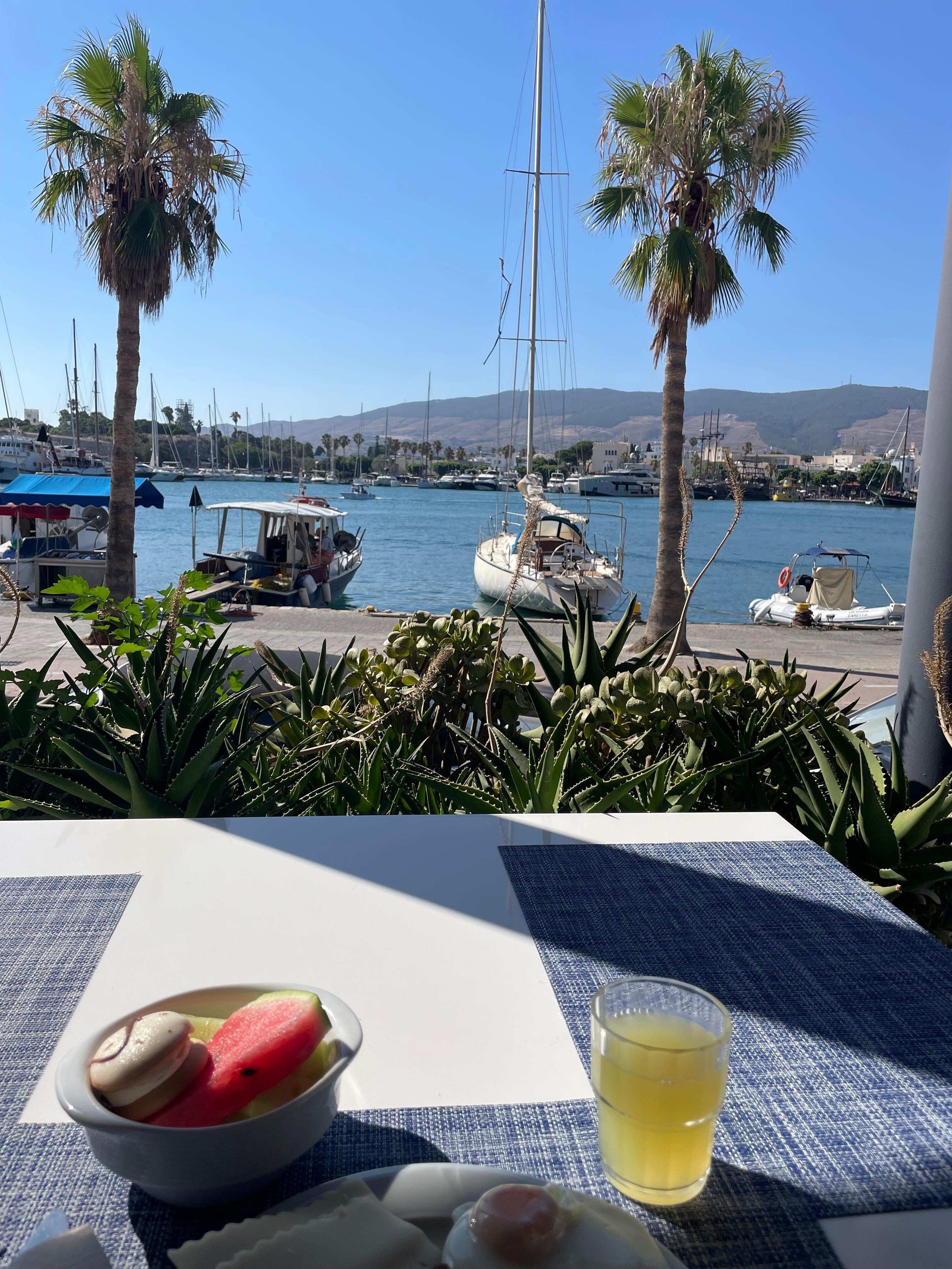 View from breakfast