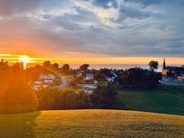 Coucher de soleil magnifique vue directement de notre chambre