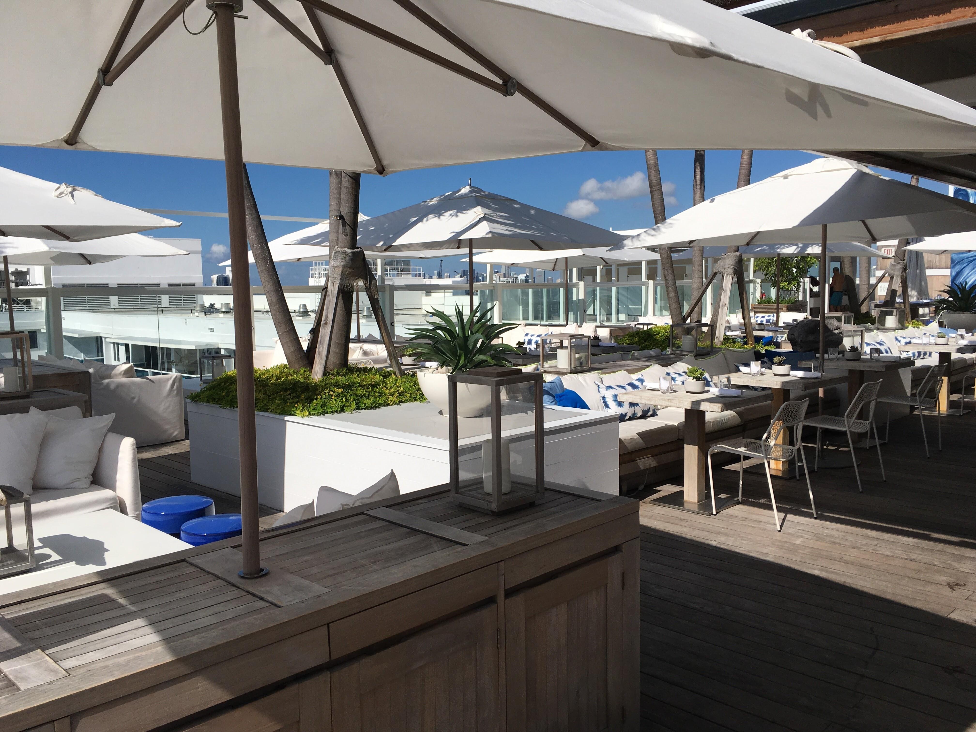 Rooftop dining
