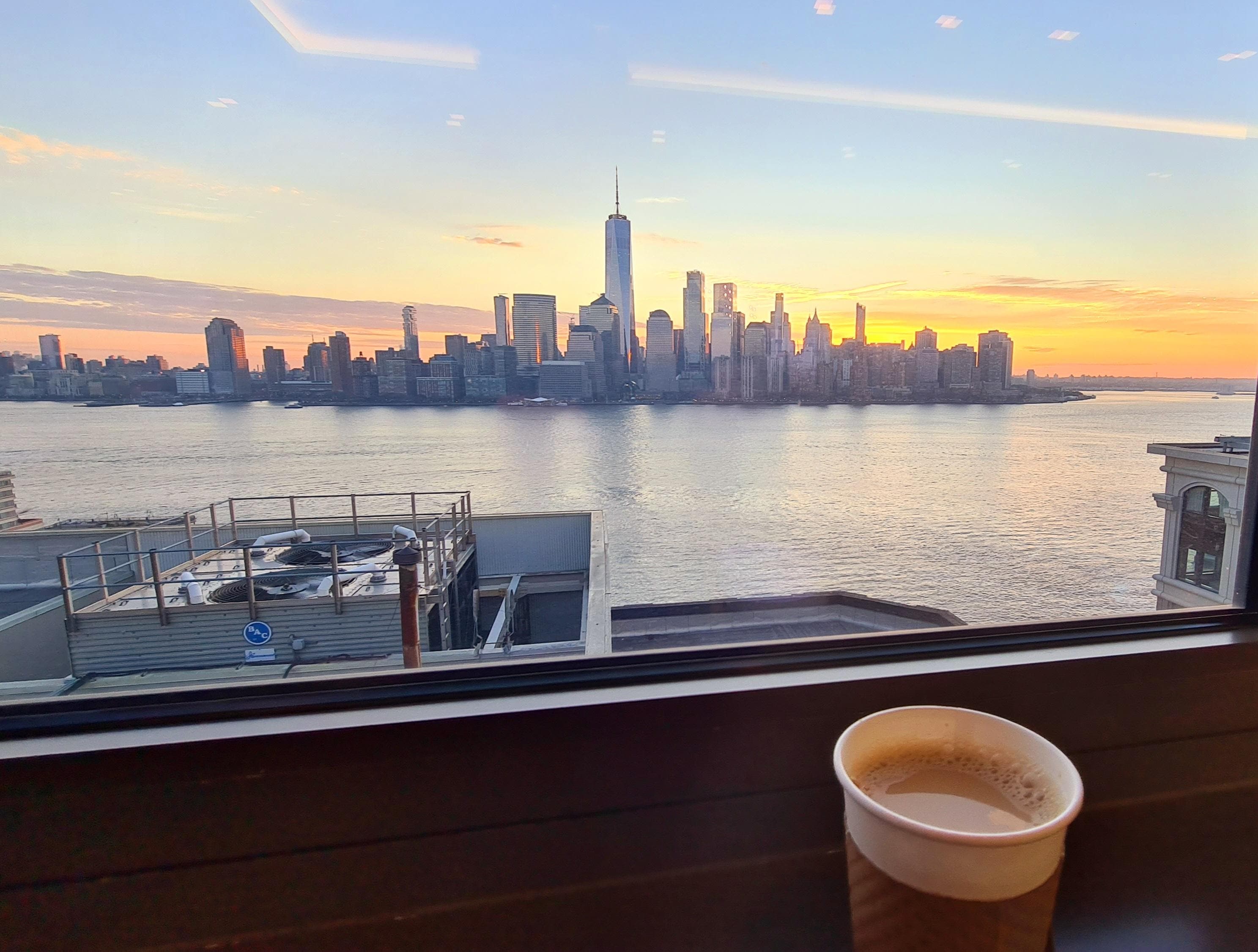 Breakfast with a stunning view
