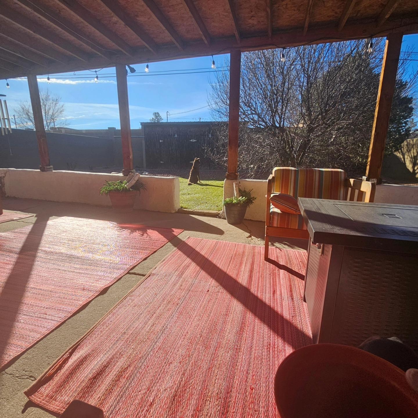 My pup Maya loved the yard!