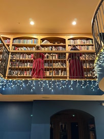 View of the Library from downstairs, feat renaissance fits