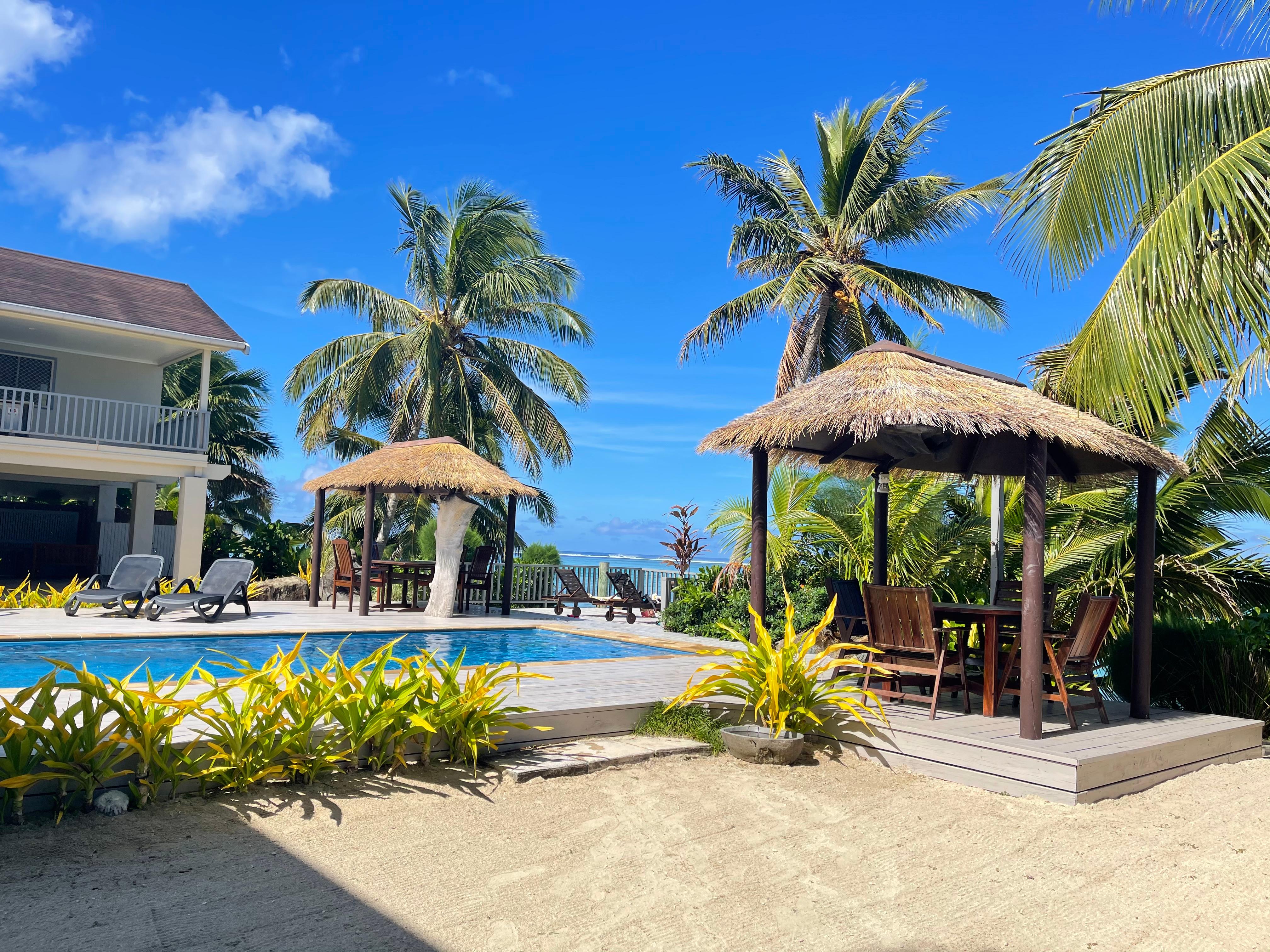 Sunloungers for sunlovers and shaded area if needed