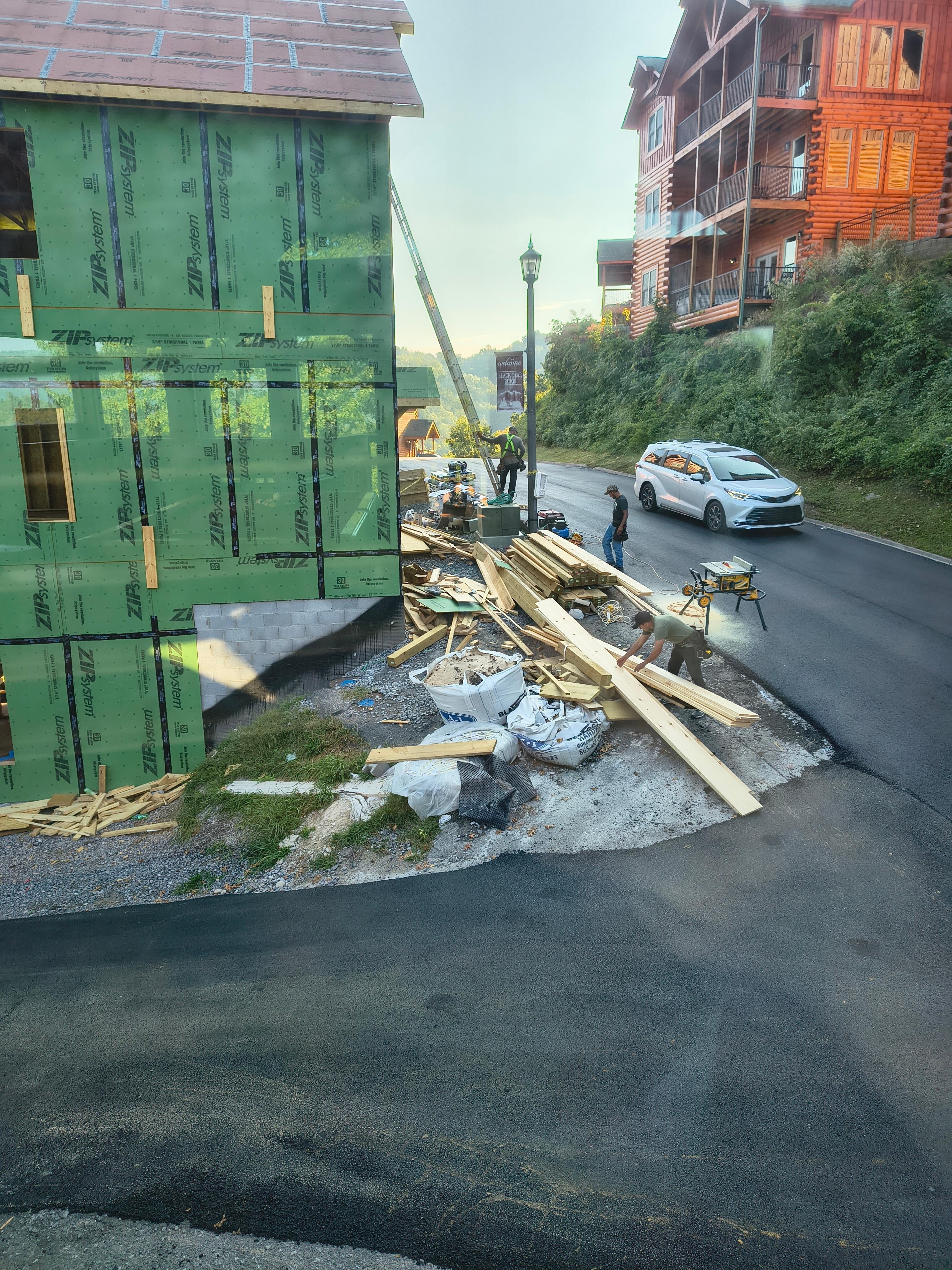 Example of construction site. It's a very stressful environment. When the host stopped by to check the cable we needed to shout to hear each other.