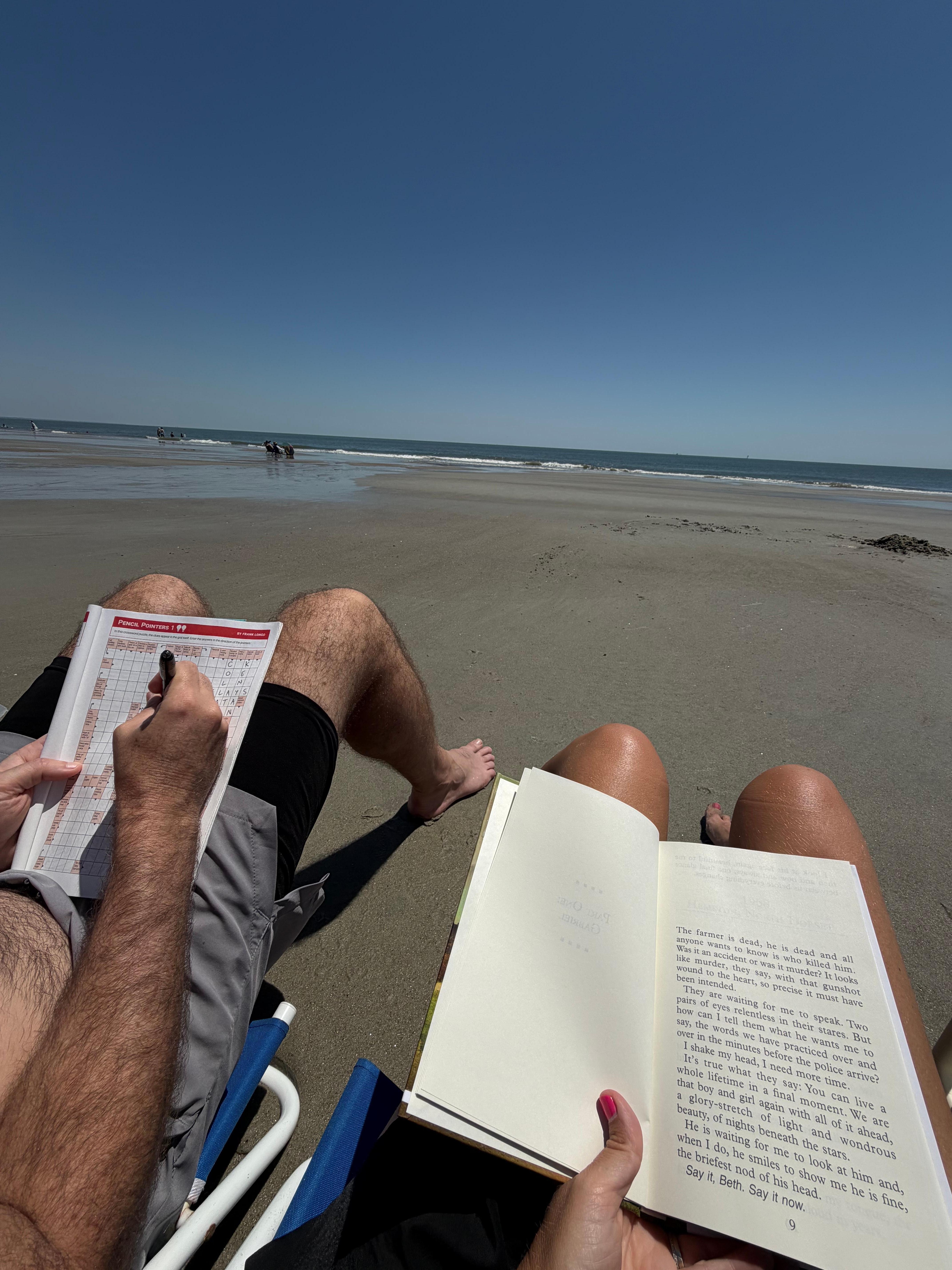Nice beach days with wind and less people —beginning of May 