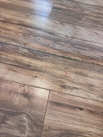 Transition lip in the floor