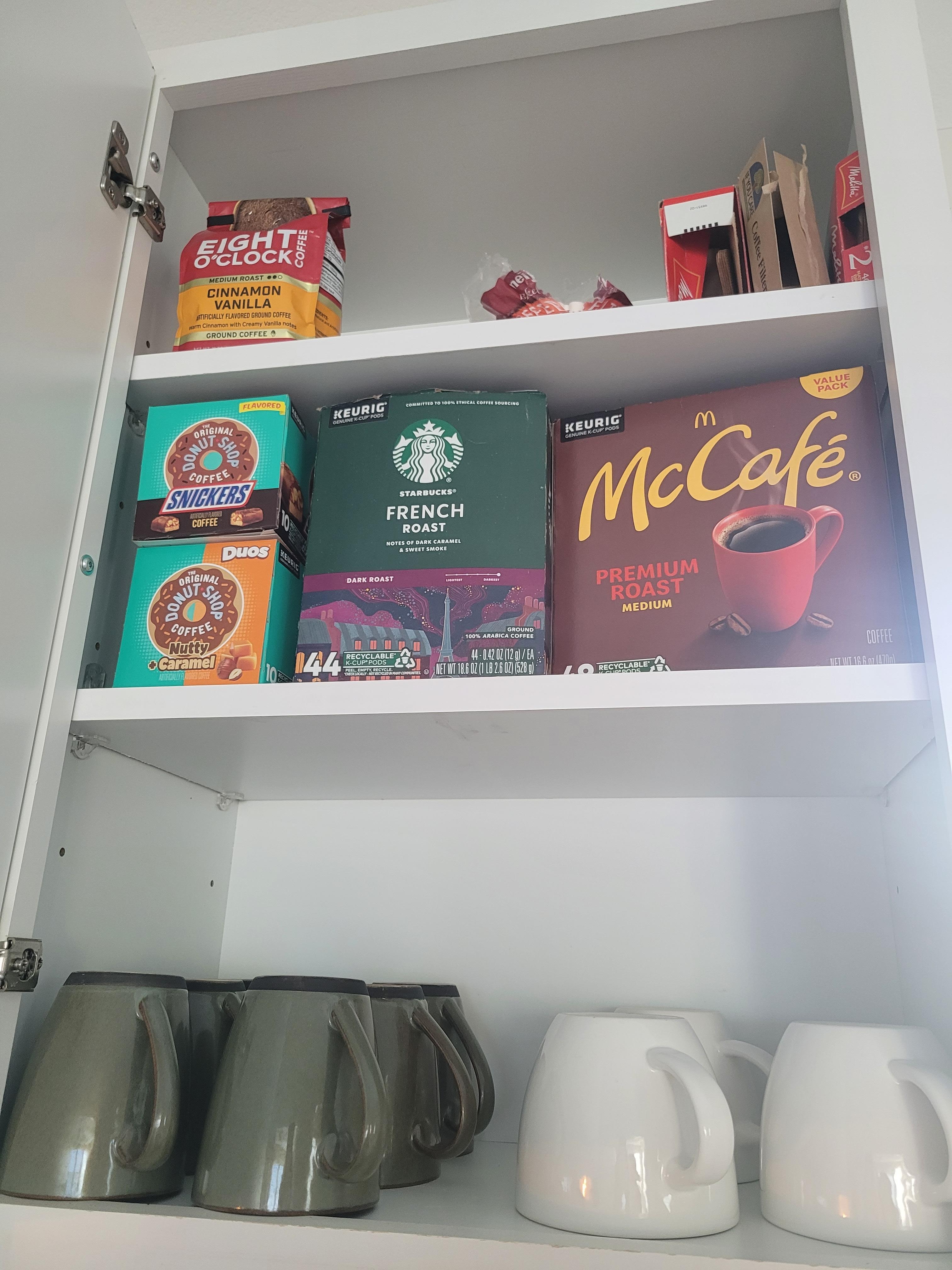 Fully,  and I mean FULLY stocked kitchen including the coffee🥰