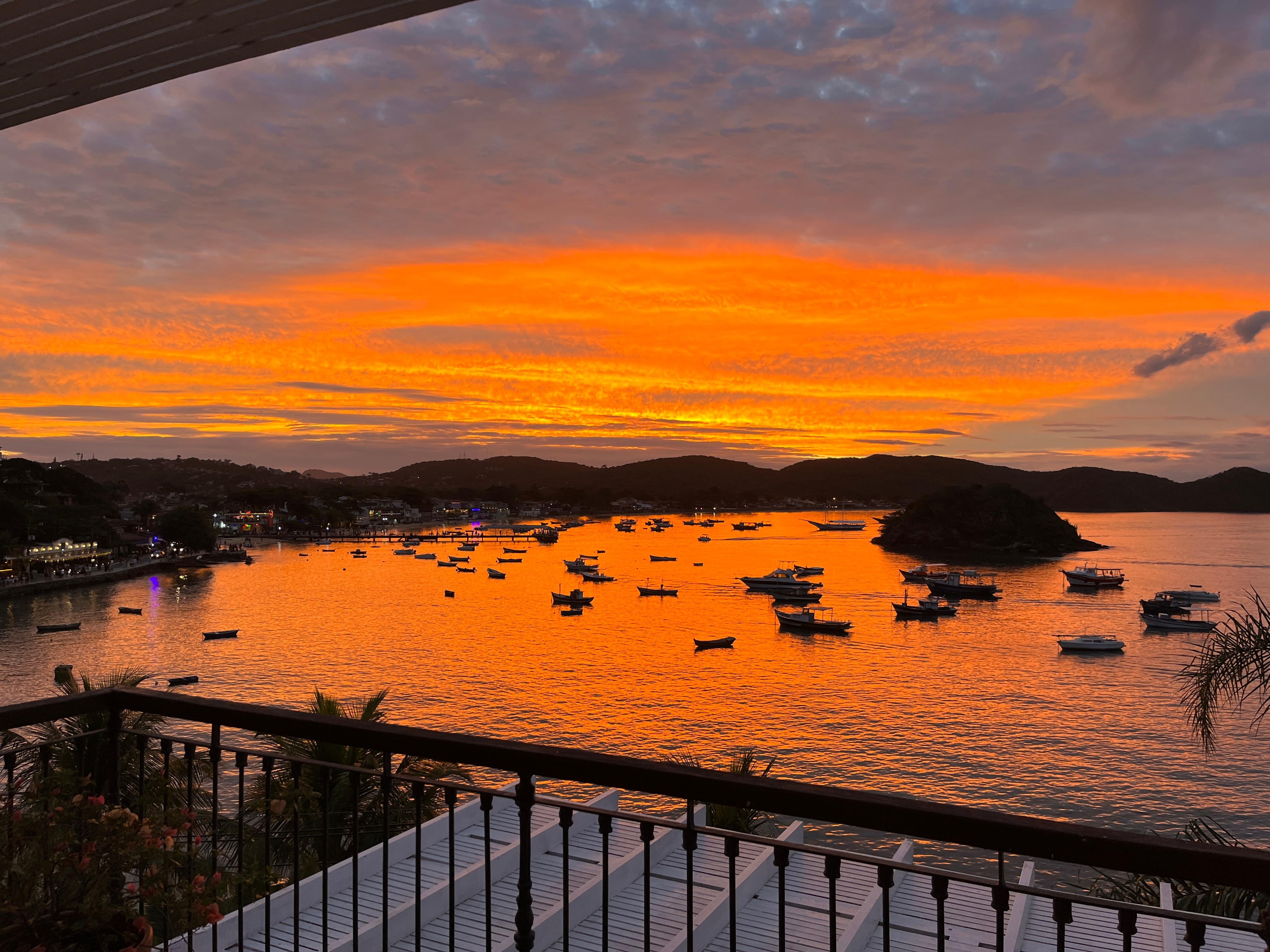 Vista desde la terraza de la habitación.