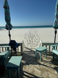 We were the only people on the beach for most of the week.