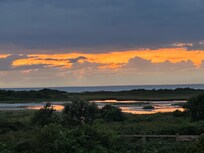 Sunset from deck