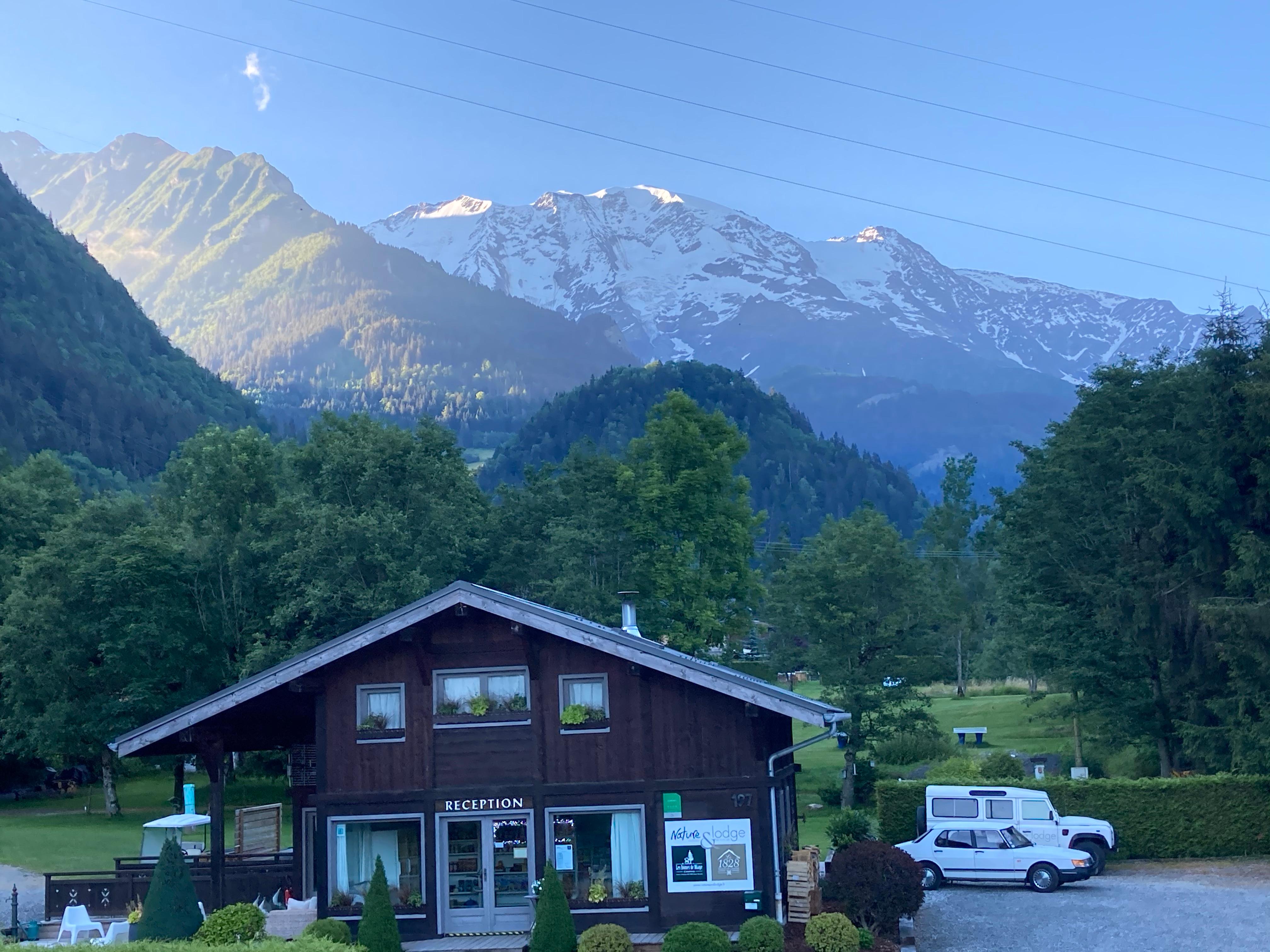 Vue depuis le balcon au petit matin