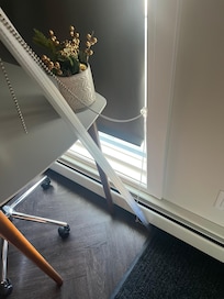 Broken chain from window covering