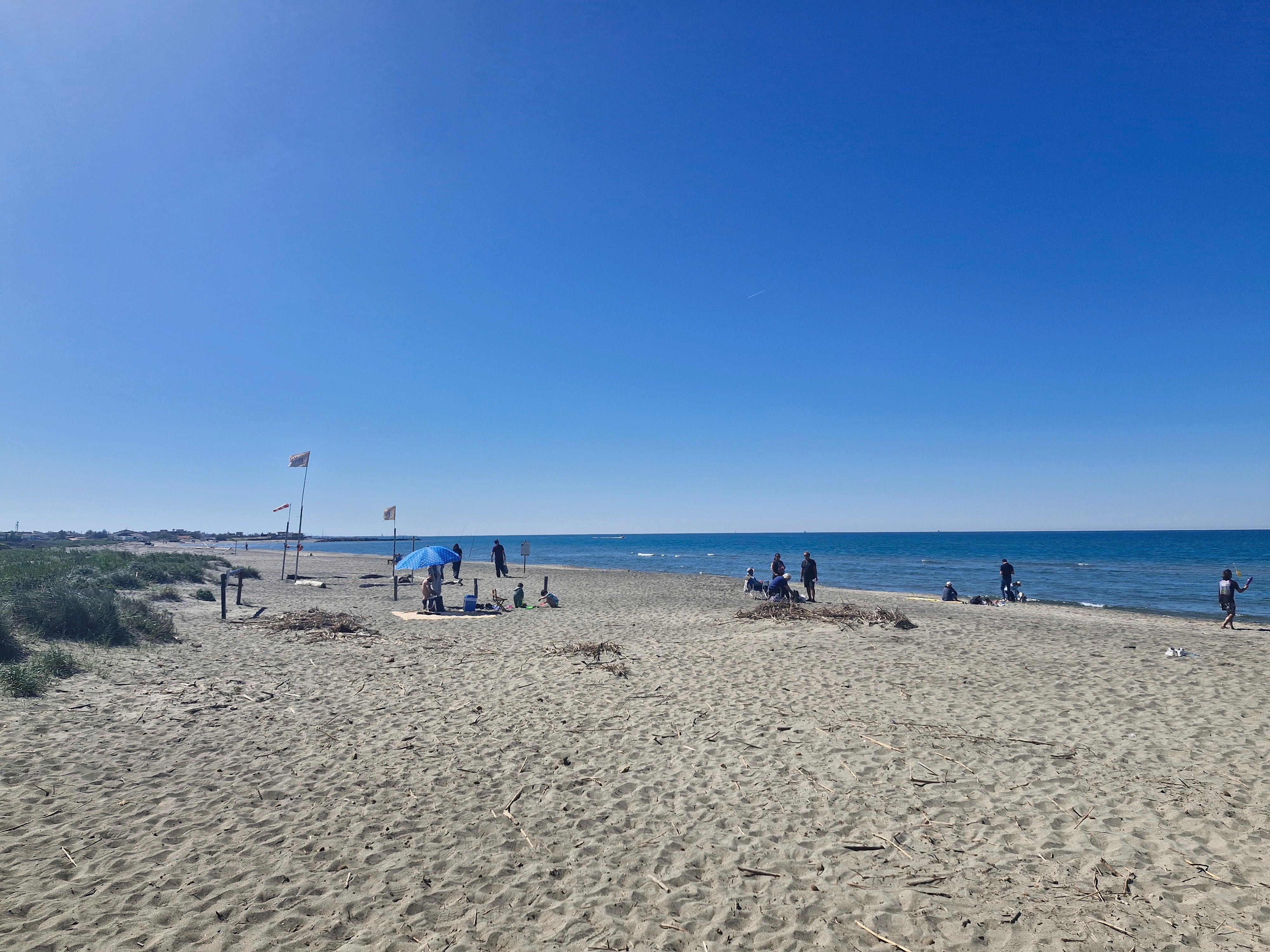 Public beach access to the left side from hotel