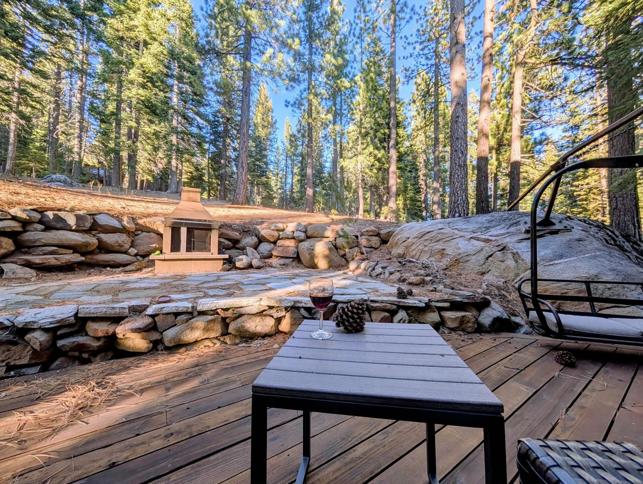 Lovely spot to enjoy a glass of wine