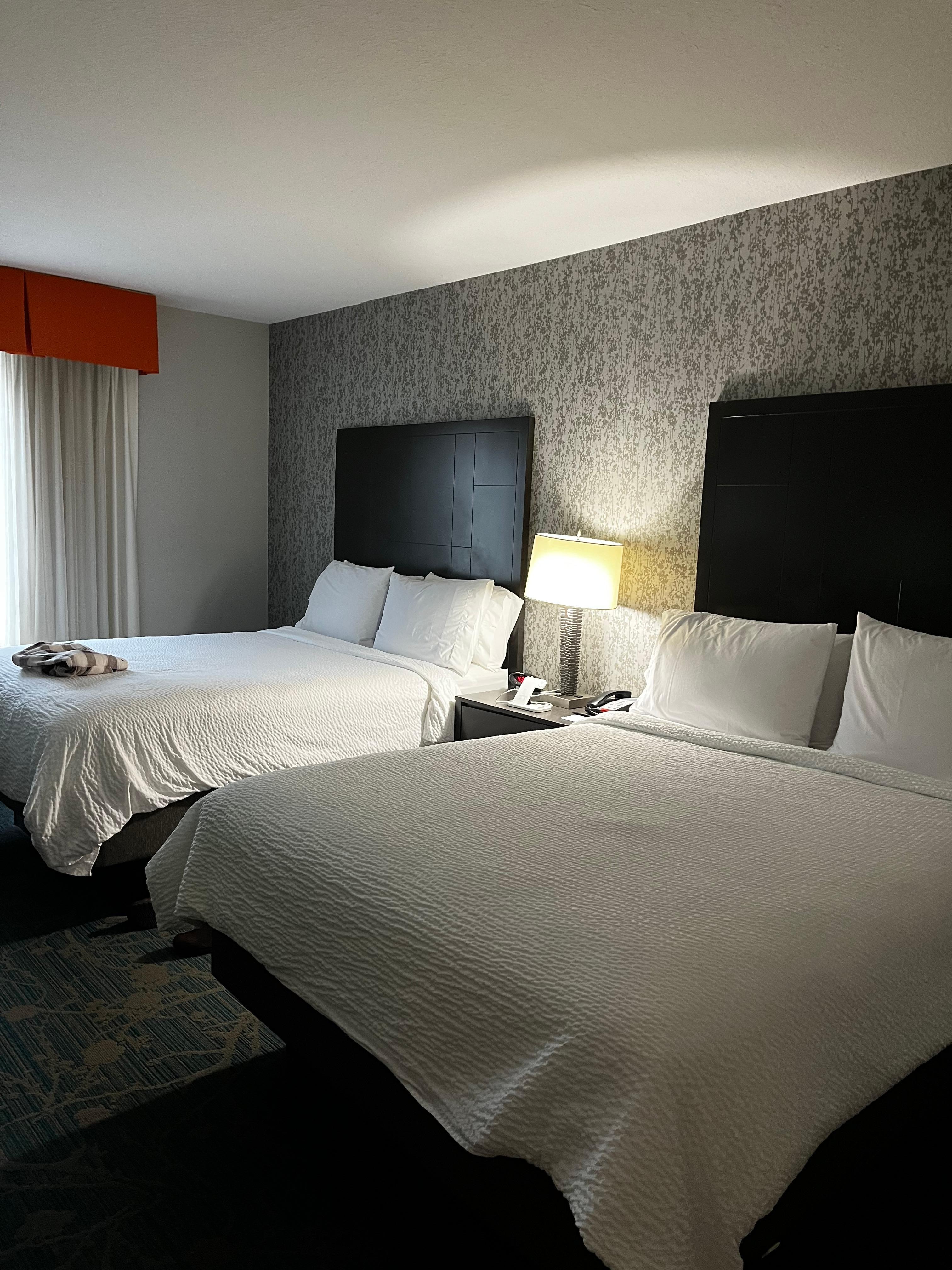 Clean and spacious room