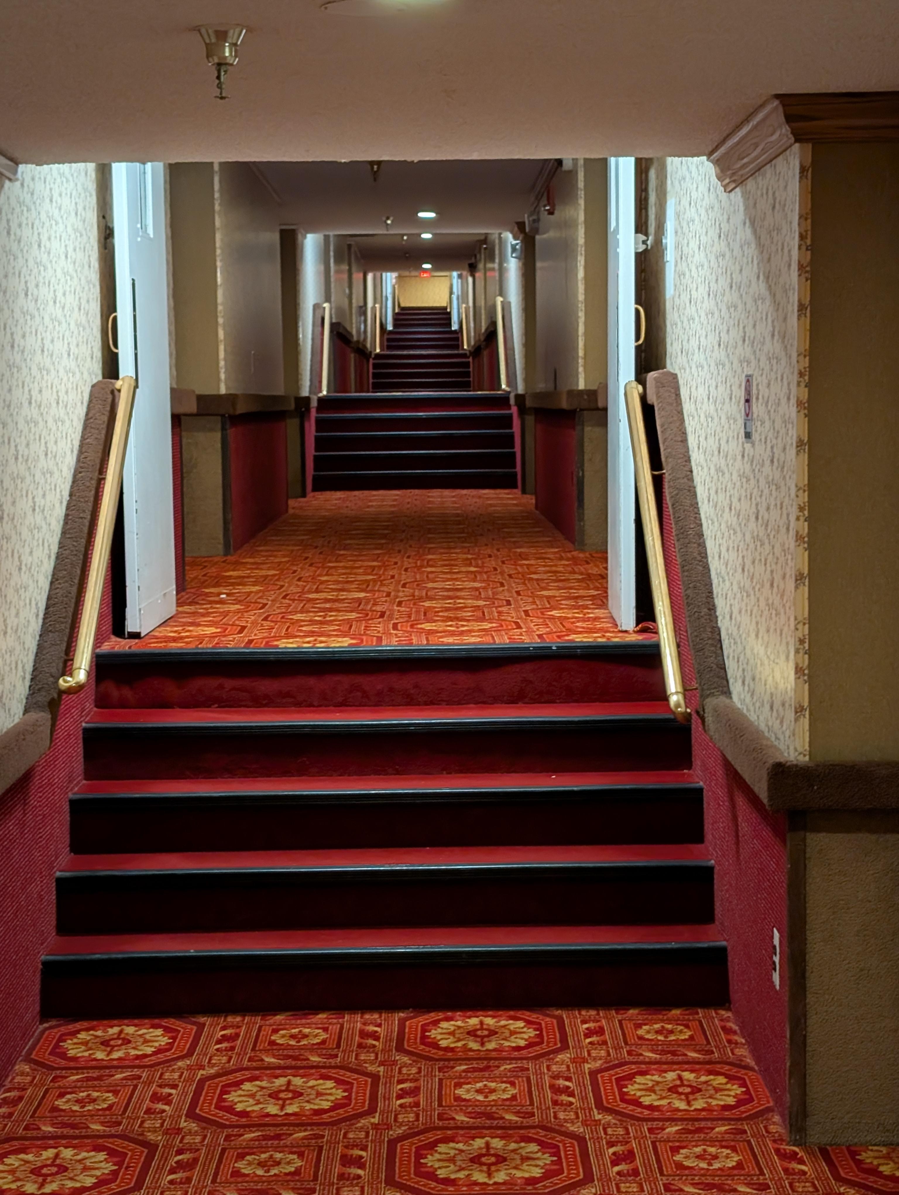 Long walk if your room is at the end of the hall.  5 sets of stairs.