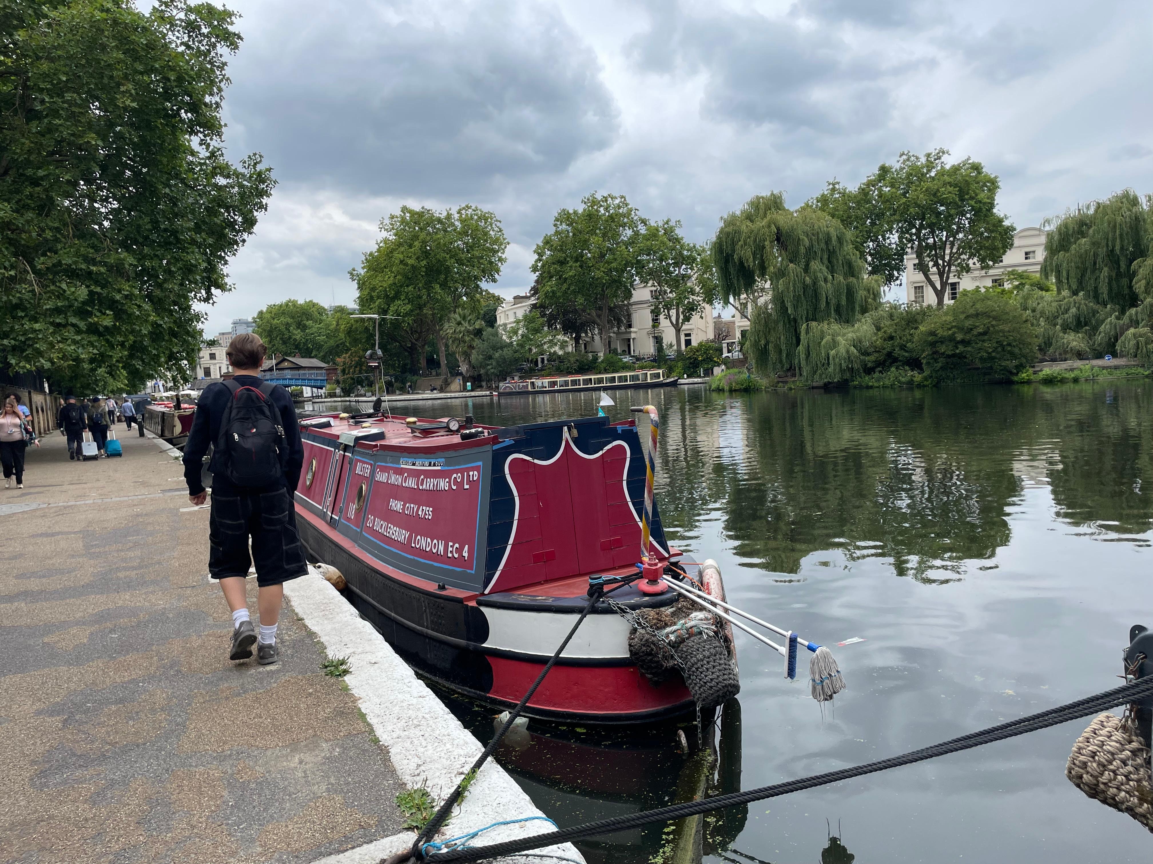 Little Venice, canalbåt till Camden